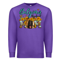 Purple belgian shepherd mom Premium Sweatshirt - Artiststas
