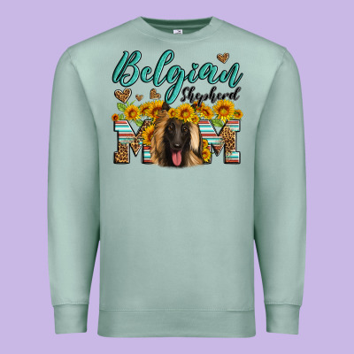 Belgian Shepherd Mom Premium Sweatshirt Designed By Artiststas