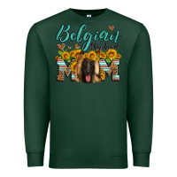 Sports Green belgian shepherd mom Premium Sweatshirt - Artiststas