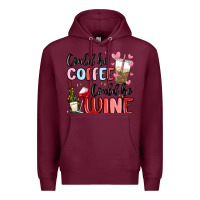 Burgundy could be coffee could be wine Premium Hoodie - MaliasSmallBusiness