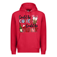 Cardinal could be coffee could be wine Premium Hoodie - MaliasSmallBusiness