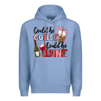 Colony Blue could be coffee could be wine Premium Hoodie - MaliasSmallBusiness