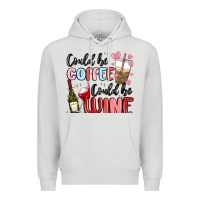 Dove Grey could be coffee could be wine Premium Hoodie - MaliasSmallBusiness