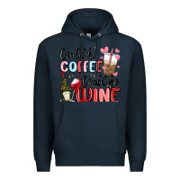 Navy could be coffee could be wine Premium Hoodie - MaliasSmallBusiness