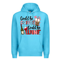 Ocean Blue could be coffee could be wine Premium Hoodie - MaliasSmallBusiness