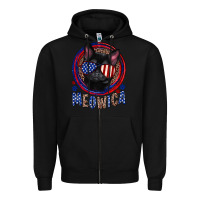 Black Meowica Zipper Hoodie - Neo Western