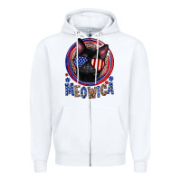 White Meowica Zipper Hoodie - Neo Western