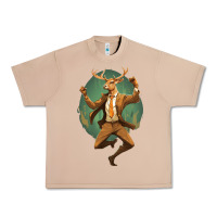 Burro happy deer Urban Heavy Tee - Unal Design