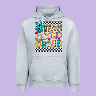 Team Second Grade Urban Hoodie Designed By Nancycooperartshop