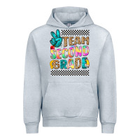 Heather Grey team second grade Urban Hoodie - NancyCooperArtShop