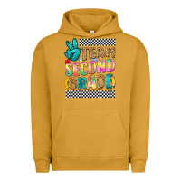 Pigment Peanut Butter team second grade Urban Hoodie - NancyCooperArtShop