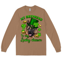 Toasted Coconut st.patrick's day my shepherd is my lucky charm Long Sleeve Tee - RanaPortraitStore