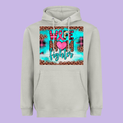 Wife Mom Fighter Tumbler Heavyweight Hoodie Designed By Jahusdesignshop