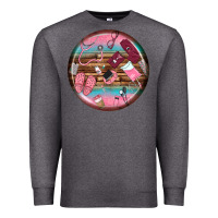 Charcoal Heather nurse round earrings Premium Sweatshirt - BundleAndBundleShop