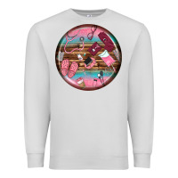 Dove Grey nurse round earrings Premium Sweatshirt - BundleAndBundleShop