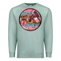 Seafoam nurse round earrings Premium Sweatshirt - BundleAndBundleShop