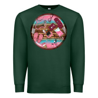 Sports Green nurse round earrings Premium Sweatshirt - BundleAndBundleShop