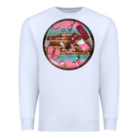 White nurse round earrings Premium Sweatshirt - BundleAndBundleShop