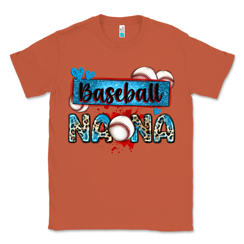 Baseball Nana With Leopard Classic Tee by Zillion Design Studio | Teevron