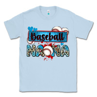 Dusty Blue baseball nana with leopard Classic Tee - Zillion Design Studio