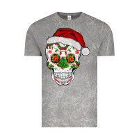 Cloud Rock sugar skull  christmas Vintage Tee - BarkalooDesign