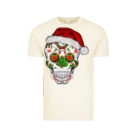 Vintage Arctic sugar skull  christmas Vintage Tee - BarkalooDesign