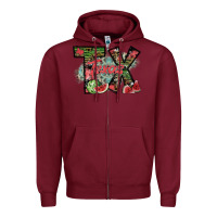 Burgundy texas Zipper Hoodie - SublimationCraftShop