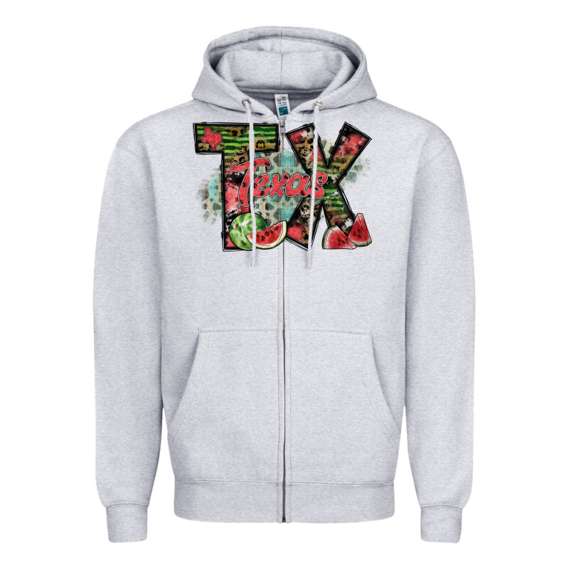 Texas Zipper Hoodie by SublimationCraftShop | Teevron