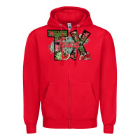 Red texas Zipper Hoodie - SublimationCraftShop