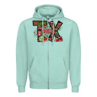 Seafoam texas Zipper Hoodie - SublimationCraftShop