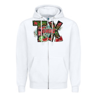 White texas Zipper Hoodie - SublimationCraftShop