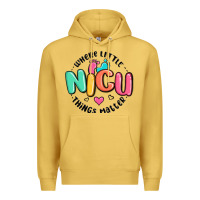 Antique Gold nicu where little things matter Premium Hoodie - MaliasSmallBusiness