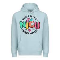 Blue Mist nicu where little things matter Premium Hoodie - MaliasSmallBusiness