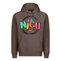 Coffee nicu where little things matter Premium Hoodie - MaliasSmallBusiness
