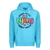 Ocean Blue nicu where little things matter Premium Hoodie - MaliasSmallBusiness