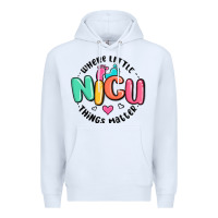 White nicu where little things matter Premium Hoodie - MaliasSmallBusiness