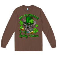 Chestnut st.patrick's day my french bulldog is my lucky charm Long Sleeve Tee - RanaPortraitStore
