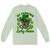 St.patrick's Day My French Bulldog Is My Lucky Charm Long Sleeve Tee | Teevron