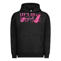 Pigment Black lets go girls Urban Hoodie - NancyCooperArtShop