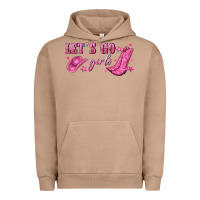 Pigment Burro lets go girls Urban Hoodie - NancyCooperArtShop