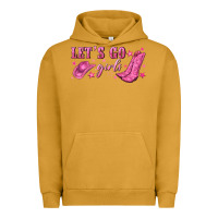 Pigment Peanut Butter lets go girls Urban Hoodie - NancyCooperArtShop
