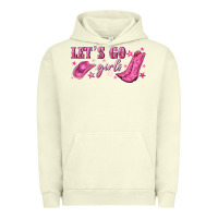 Pigment Pistachio lets go girls Urban Hoodie - NancyCooperArtShop