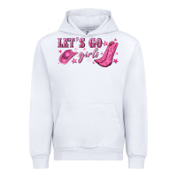 White lets go girls Urban Hoodie - NancyCooperArtShop
