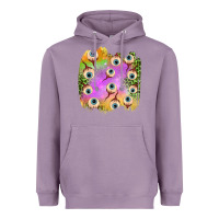 Lavender eyes leopard halloween patch Heavyweight Hoodie - BundleAndBundleShop