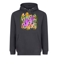 Smoke eyes leopard halloween patch Heavyweight Hoodie - BundleAndBundleShop
