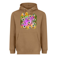Toasted Coconut eyes leopard halloween patch Heavyweight Hoodie - BundleAndBundleShop