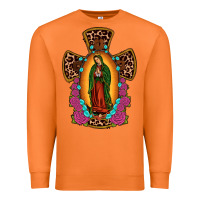 Carrot our lady of guadalupe cross Premium Sweatshirt - JahusDesignShop