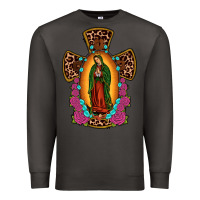 Smoke our lady of guadalupe cross Premium Sweatshirt - JahusDesignShop