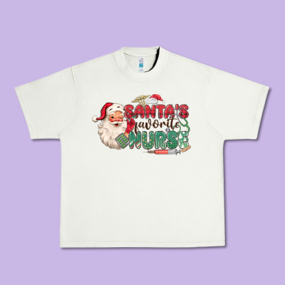 Urban Heavy Tee Santa's Favorite Nurse