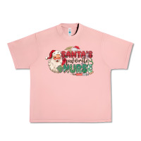 Salmon Santa's Favorite Nurse Urban Heavy Tee - MaliasSmallBusiness